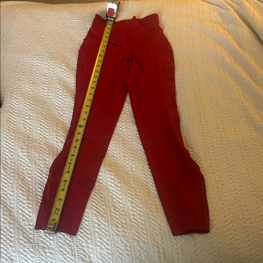 Lululemon Vibrant Red Leggings